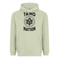 Matcha white taino nation coqui sun boricua taino Heavyweight Hoodie - artisFamous