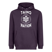Plum white taino nation coqui sun boricua taino Heavyweight Hoodie - artisFamous