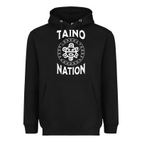 Black white taino nation coqui sun boricua taino Heavyweight Hoodie - artisFamous