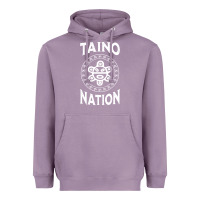 Lavender white taino nation coqui sun boricua taino Heavyweight Hoodie - artisFamous