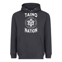 Smoke white taino nation coqui sun boricua taino Heavyweight Hoodie - artisFamous