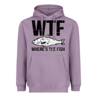 Lavender wtf where's the fish Heavyweight Hoodie - artisFamous