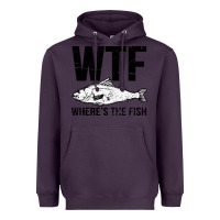 Plum wtf where's the fish Heavyweight Hoodie - artisFamous