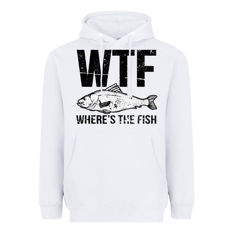 Wtf Where's The Fish Heavyweight Hoodie by artisFamous | Teevron