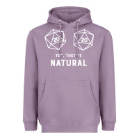 Lavender yes they're natural 20 dice funny rpg gamer Heavyweight Hoodie - artisFamous