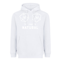 White yes they're natural 20 dice funny rpg gamer Heavyweight Hoodie - artisFamous