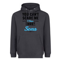 Smoke you can't scare me i have three sons Heavyweight Hoodie - artisFamous