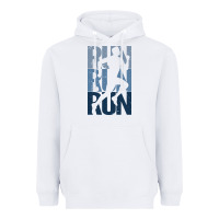 White Run Running | for Runners Heavyweight Hoodie - artisFamous