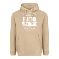 Mushroom Tractor Mechanic Gift Funny Job Title Profession Birthday Idea Heavyweight Hoodie - artisFamous