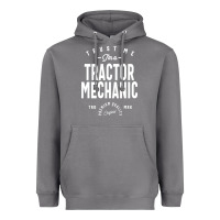 Storm Tractor Mechanic Gift Funny Job Title Profession Birthday Idea Heavyweight Hoodie - artisFamous