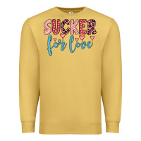 Antique Gold sucker for love Premium Sweatshirt - JahusDesignShop