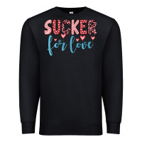 Black sucker for love Premium Sweatshirt - JahusDesignShop