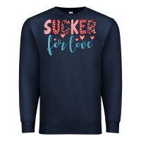Navy sucker for love Premium Sweatshirt - JahusDesignShop