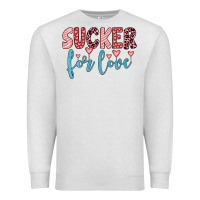 Oatmeal Heather sucker for love Premium Sweatshirt - JahusDesignShop