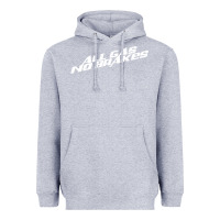 Heather Grey all gas no brakes for dark Heavyweight Hoodie - artisFamous