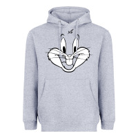 Heather Grey bugs bunny Heavyweight Hoodie - artisFamous
