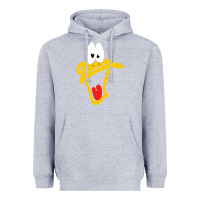 Heather Grey daffy duck Heavyweight Hoodie - artisFamous