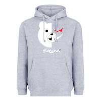 Heather Grey dangan ronpa  monokuma Heavyweight Hoodie - artisFamous
