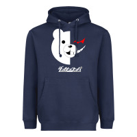 Navy dangan ronpa  monokuma Heavyweight Hoodie - artisFamous