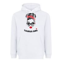 White taurus girl Heavyweight Hoodie - artisFamous