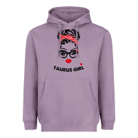 Lavender taurus girl Heavyweight Hoodie - artisFamous