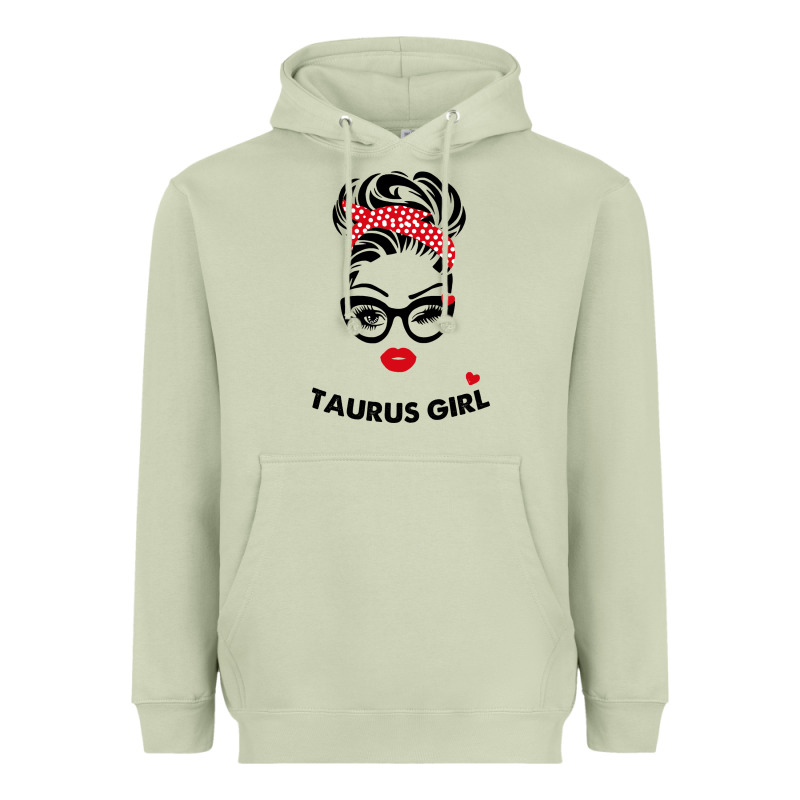 Taurus Girl Heavyweight Hoodie by artisFamous | Teevron