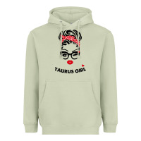 Matcha taurus girl Heavyweight Hoodie - artisFamous