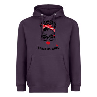 Plum taurus girl Heavyweight Hoodie - artisFamous