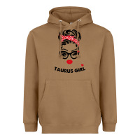 Toasted Coconut taurus girl Heavyweight Hoodie - artisFamous