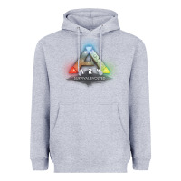 Heather Grey ARK SURVIVAL EVOLVED GAME PLAY Heavyweight Hoodie - artisFamous