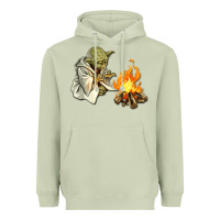 Matcha Yoda is warming up Heavyweight Hoodie - artisFamous