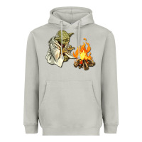 Moon Dust Yoda is warming up Heavyweight Hoodie - artisFamous
