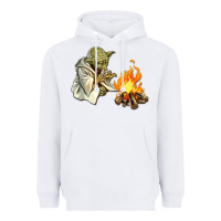 White Yoda is warming up Heavyweight Hoodie - artisFamous