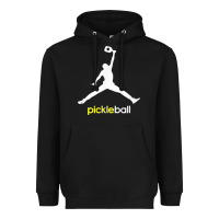 Black funny pickleball Heavyweight Hoodie - artisFamous