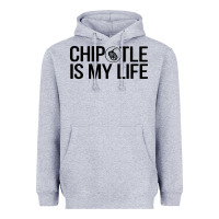 Heather Grey chipotle is my life Heavyweight Hoodie - artisFamous