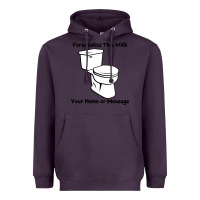 Plum toilet Heavyweight Hoodie - artisFamous