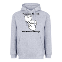 Heather Grey toilet Heavyweight Hoodie - artisFamous