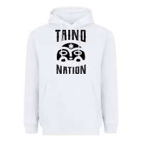 White Taino Nation Gift Puerto Rico Heavyweight Hoodie - artisFamous