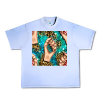 Grape Ice nail art with leopard and turquoise  gemstone seamless pattern bbs Urban Heavy Tee - BundleAndBundleShop