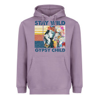 Lavender stay wild gypsy child letter rainbow Heavyweight Hoodie - artisFamous