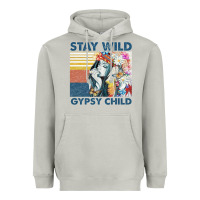 Moon Dust stay wild gypsy child letter rainbow Heavyweight Hoodie - artisFamous