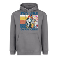 Storm stay wild gypsy child letter rainbow Heavyweight Hoodie - artisFamous