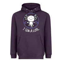 I Sin A Lotl Hail Satan Pentagram Heavyweight Hoodie | Teevron