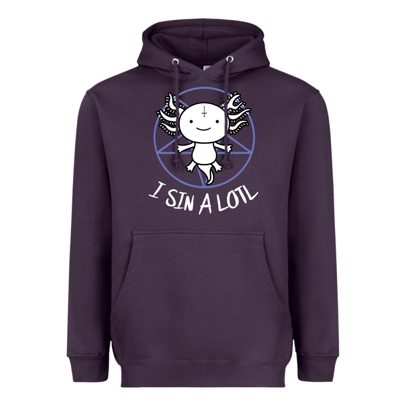 I Sin A Lotl Hail Satan Pentagram Heavyweight Hoodie by artisFamous | Teevron