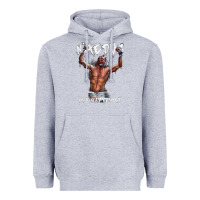 Heather Grey NATE DIAZ Heavyweight Hoodie - artisFamous