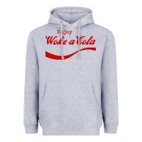 Heather Grey enjoy woke a cola Heavyweight Hoodie - artisFamous
