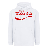 White enjoy woke a cola Heavyweight Hoodie - artisFamous
