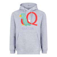 Heather Grey Cute Quetzal Kid's Heavyweight Hoodie - artisFamous
