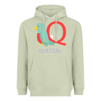 Matcha Cute Quetzal Kid's Heavyweight Hoodie - artisFamous