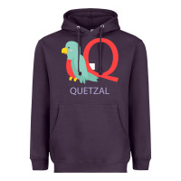 Plum Cute Quetzal Kid's Heavyweight Hoodie - artisFamous